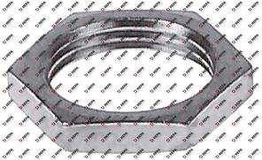 Dado filetto M14x1 inox H 3,1mm CH 17 conf. 1pz