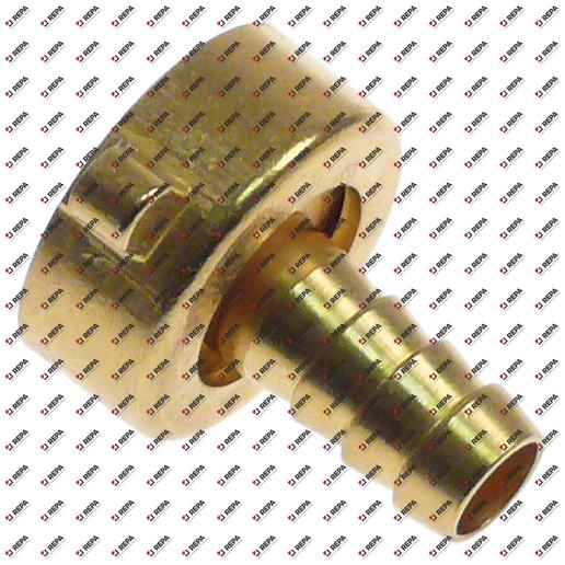 Slangtule draad met wartelmoer 3/4"