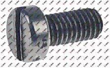 Flat-headed bolt thread M5 steel intake slottedmm