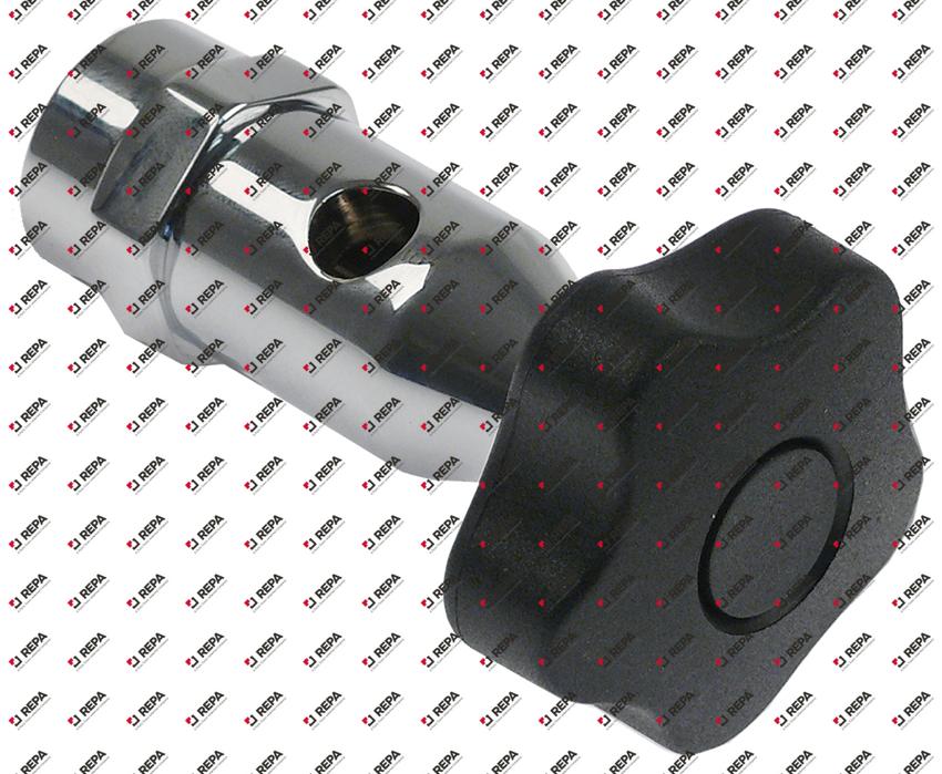 Be- und Entlüfter Gewinde 3/8" verchromt L 78mm