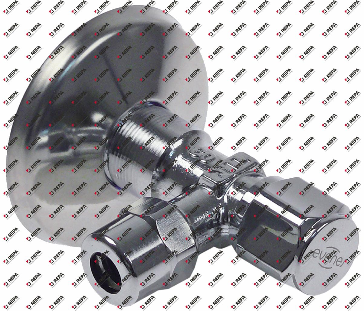 robinet d'angle entrée 1/2" sortie 3/8" (ø10mm)