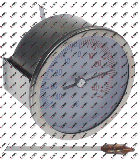 Thermometer Einbau ø 60mm T.max. 40°C