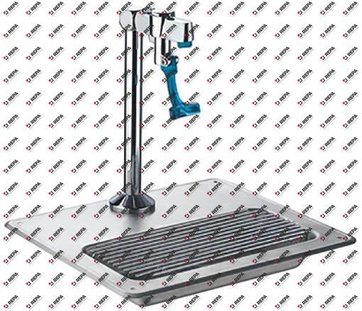 Wasserspender Anschluss 1/2" CNS mit Becken