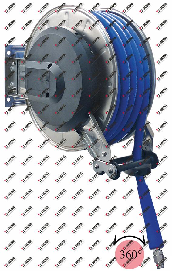 hose reel open for wall mounting hose length 15m