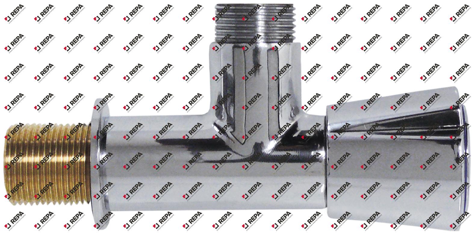 robinet d'angle entrée 3/4" sortie 3/4"