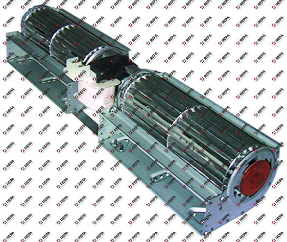 Querstromlüfter Walze ø 60mm Walze L 2x180mm