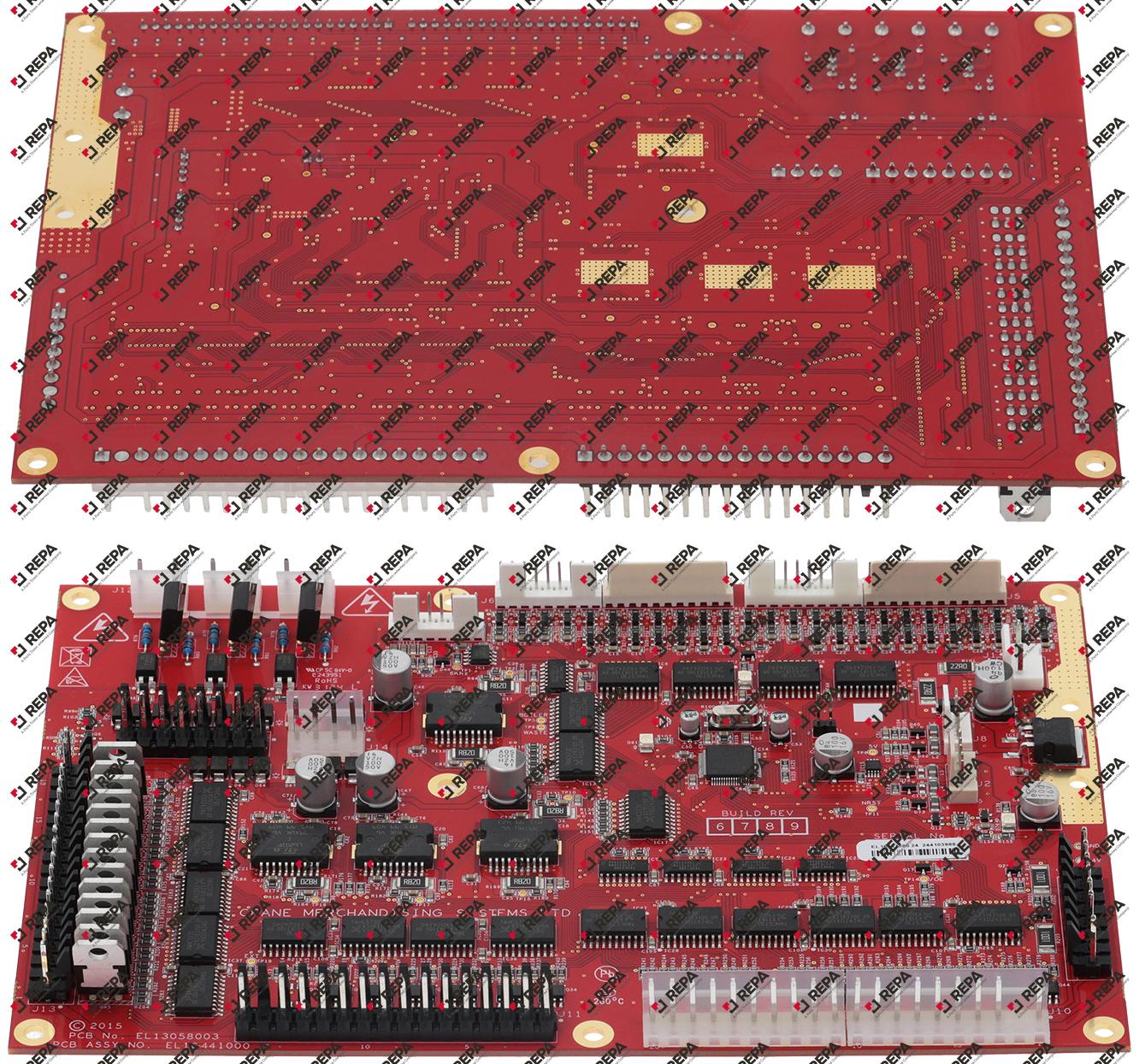 Printplaat I/O-Board rood passend voor Crane