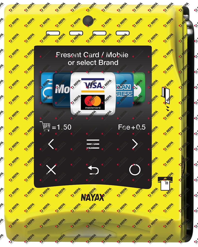 Cashless payment system Nayax model VPOS TOUCH