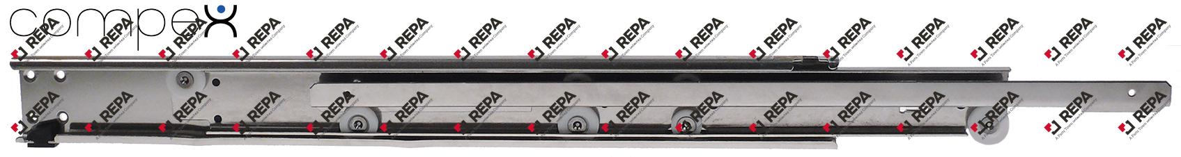 Telescopic slide pair L 550mm