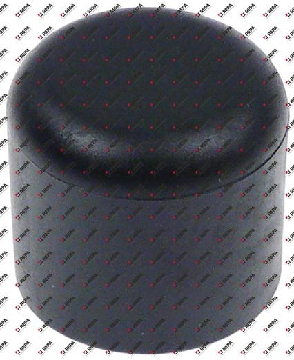 Tappo terminale ø 25mm nero L 26mm