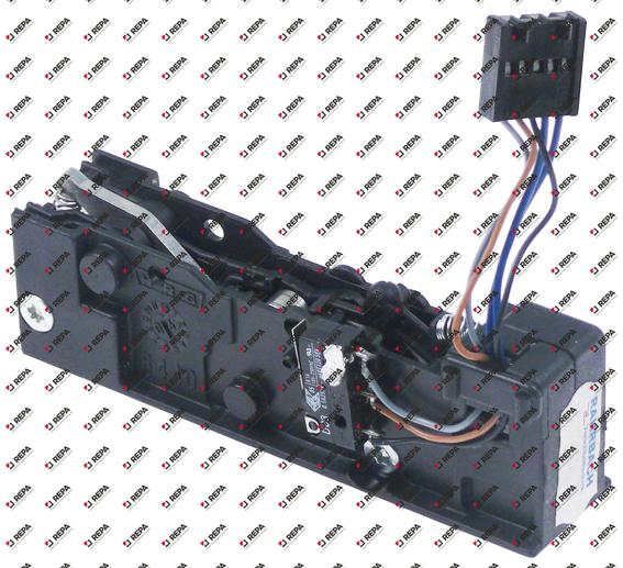 Cierre electromagnético 24 V H 34 mm L 104 mm
