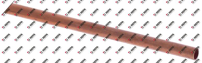 tubo per refrigerazione rame int. ø 4mm L 111mm
