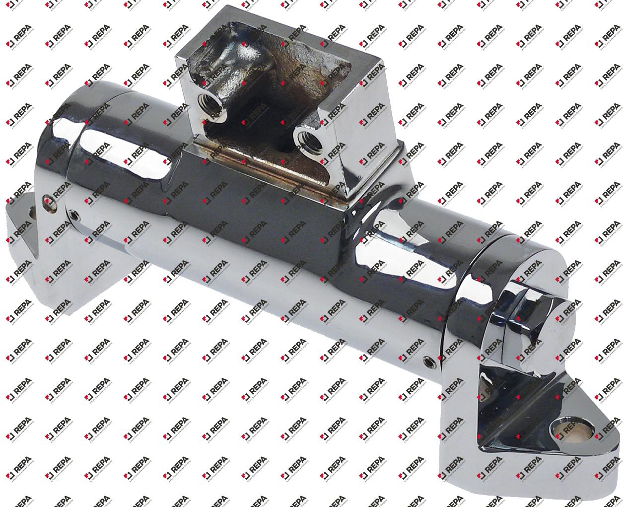 Deckeldrehgelenk Messing verchromt Bohrung ø 11 mm