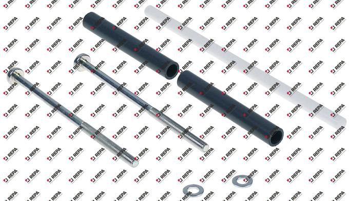 Deuropener set deurdikte 101-120mm voor draadstaaf