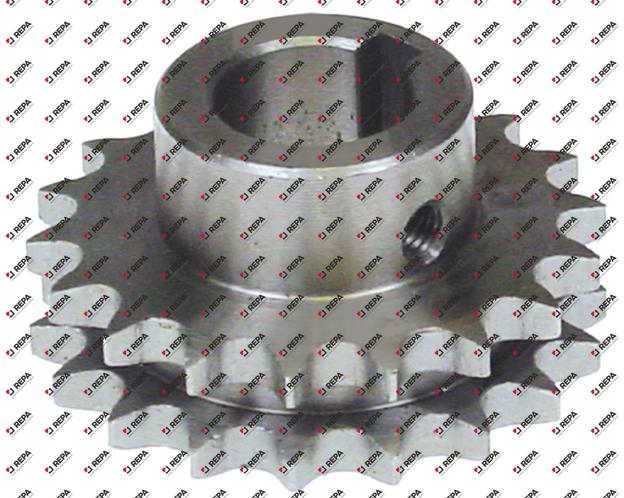 Kettenzahnrad DIN/ISO 06 B-2 Teilung 3/8" Zähne 18