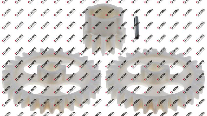 Zahnradpaar Set Achsaufnahme ø 14mm Zähne 12/30