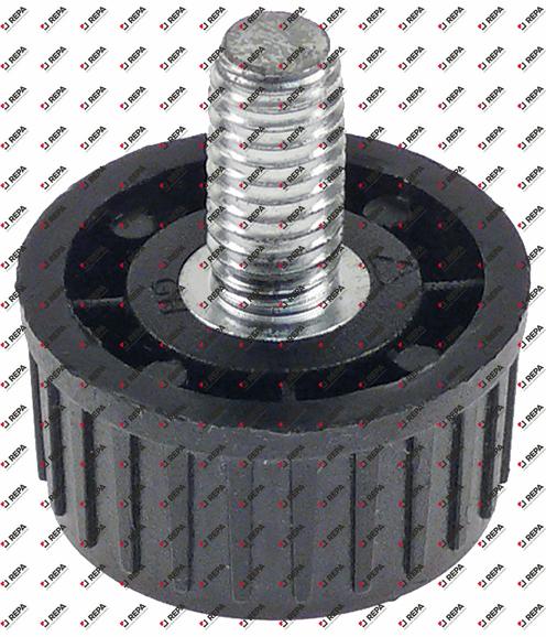 piede M8 lungh. fil. 15mm ø 29mm
