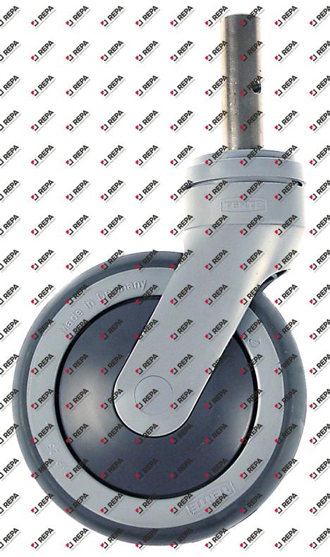 Lenkrolle ø 125 mm Zapfen Gehäuse Kunststoff
