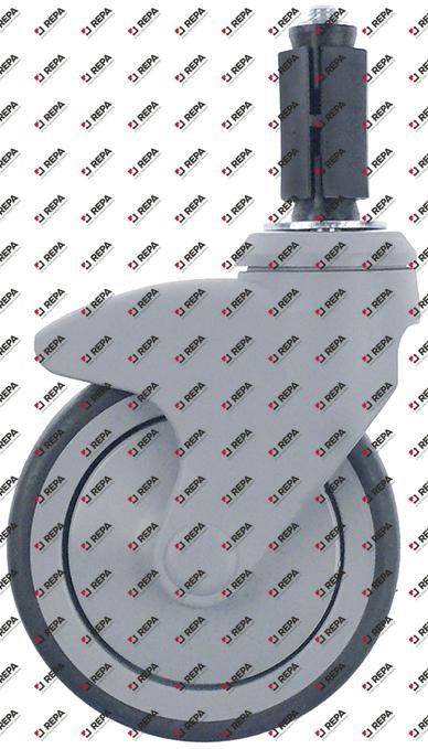 zwenkwiel ø 125mm boutgat gat ø 13mm