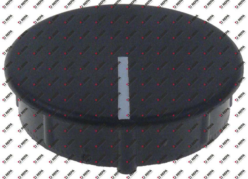 cap for knob ø 24mm H 6mm plastic