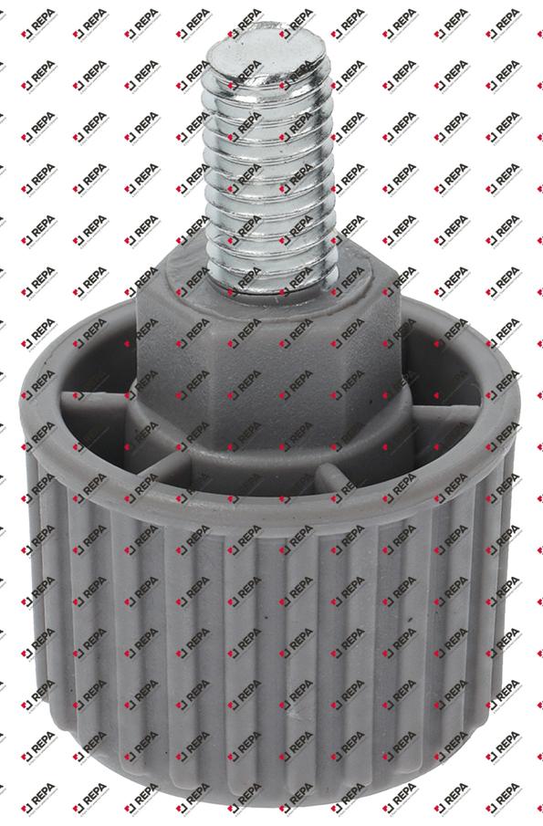 Equipment foot H 21mm thread M8x15mm ø 30mm