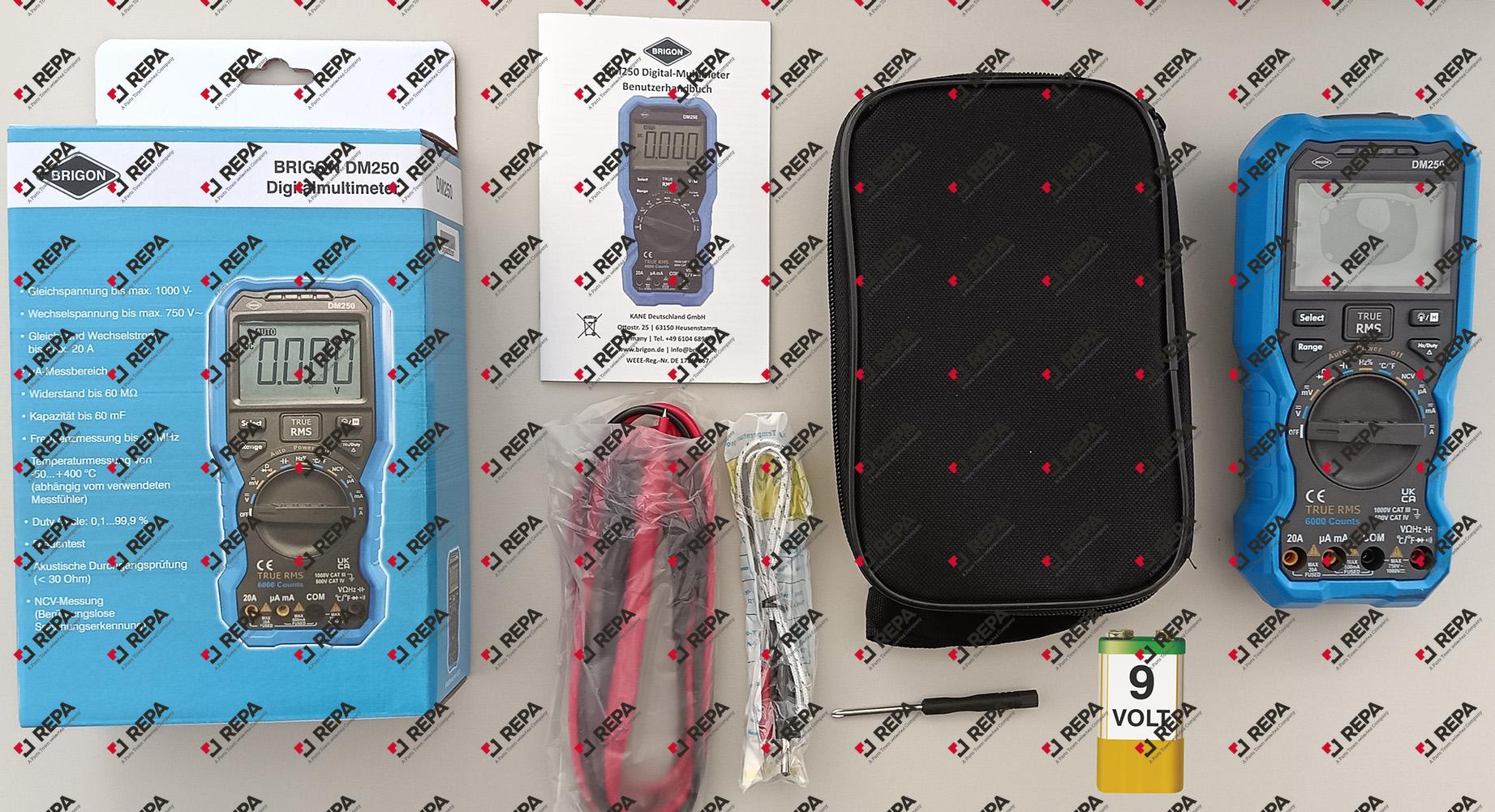 Multimeter digital model DM250 BRIGON