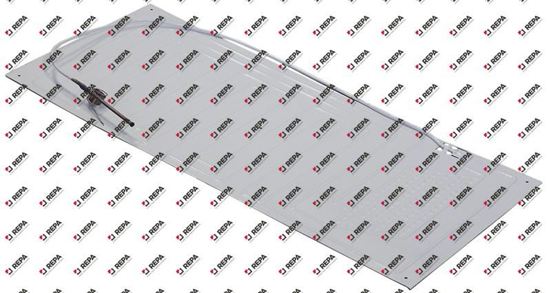 evaporator for fridge L 1115mm W 470mm D 1,2mm