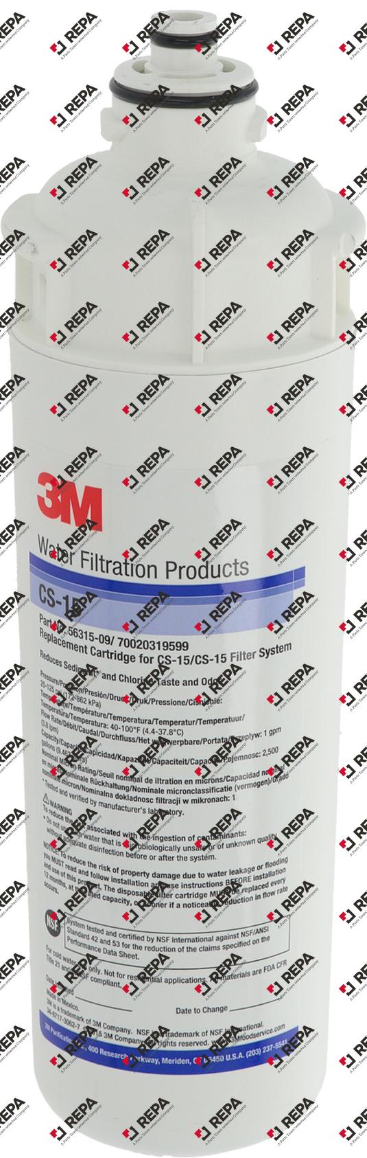 Filtre à eau CS-15 3M capacité 9464l