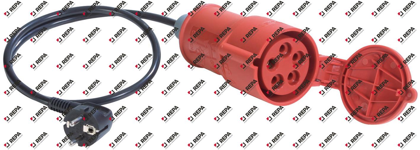 Adattatore per misure trifase/32A CEE-SCHUKO