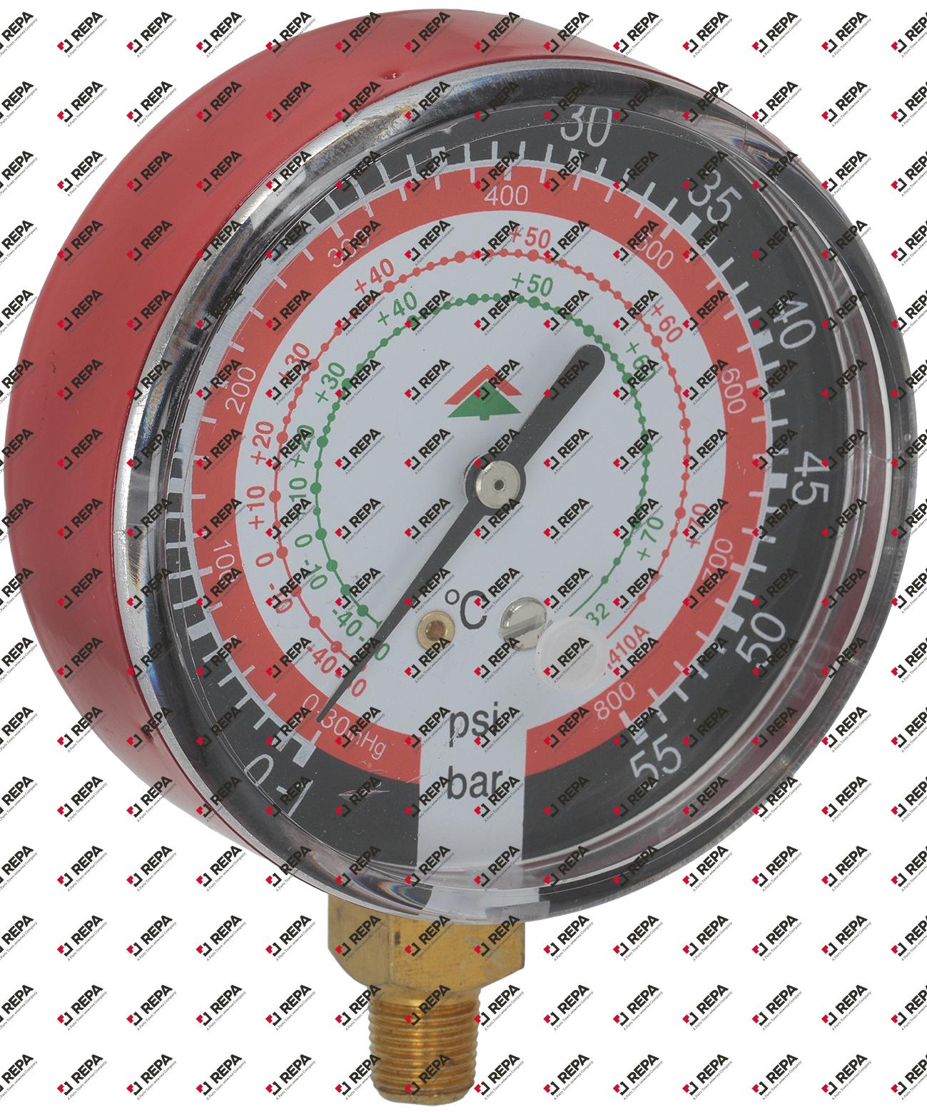 Manomètre ø 80mm R410a HIGH 1/8" NPT