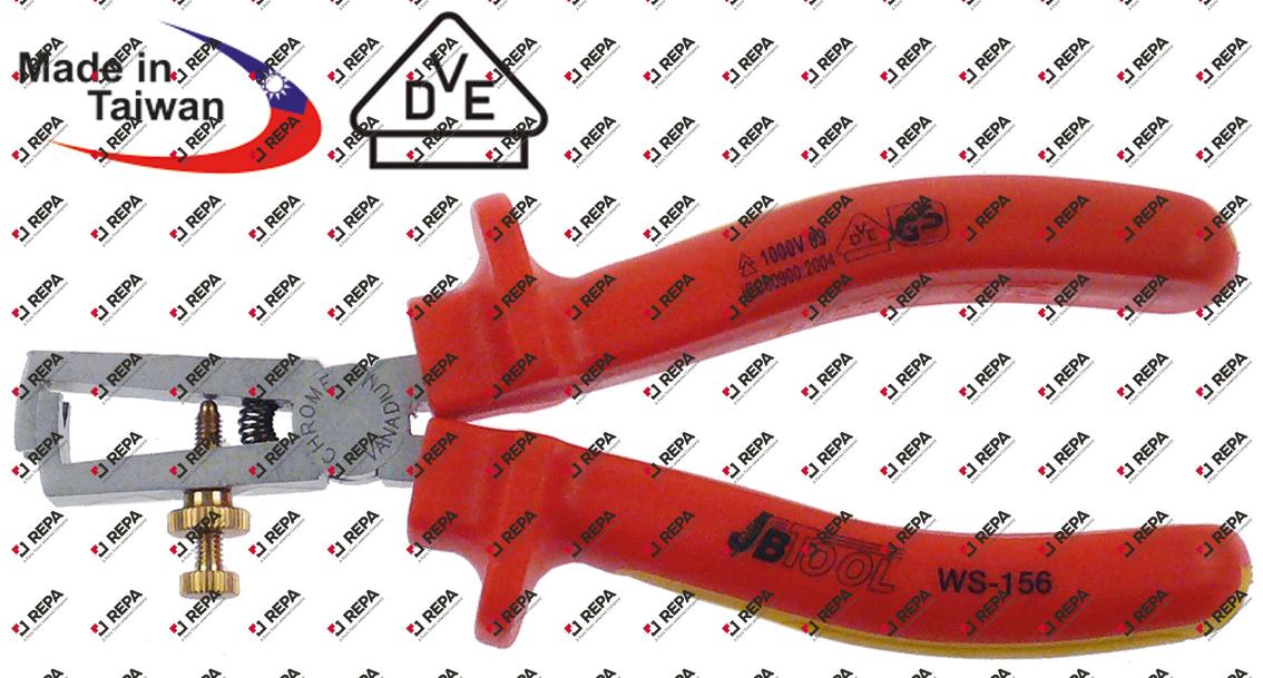 Pince à dénuder L 160mm jusqu'à 10mm² VDE