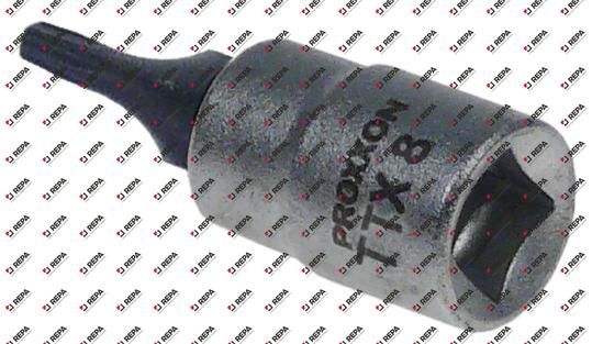 Torx-Einsatz mit Bohrung Größe TX8 1/4"