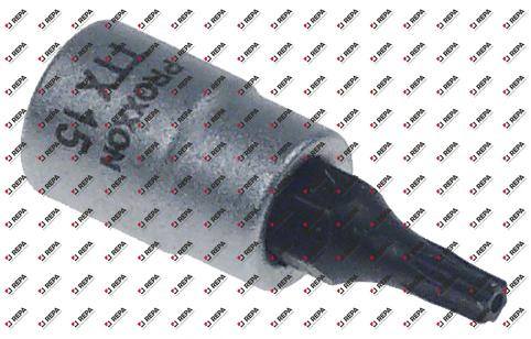 Torxbit met boring grootte TX15 1/4"