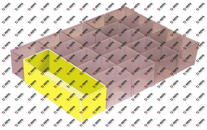 Divisor para cajas de kits H 69 mm An 79 mm C8/2