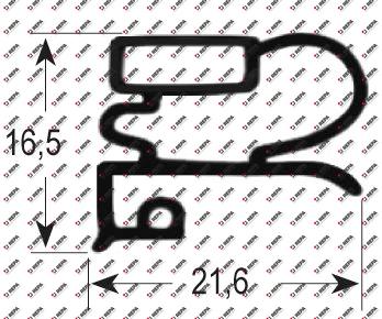 Refrigeration gasket profile 9030 W 415mm L 500mm