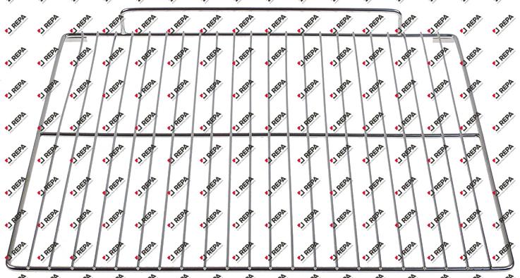 grate W 350mm D 295mm H 30mm chrome-plated steel