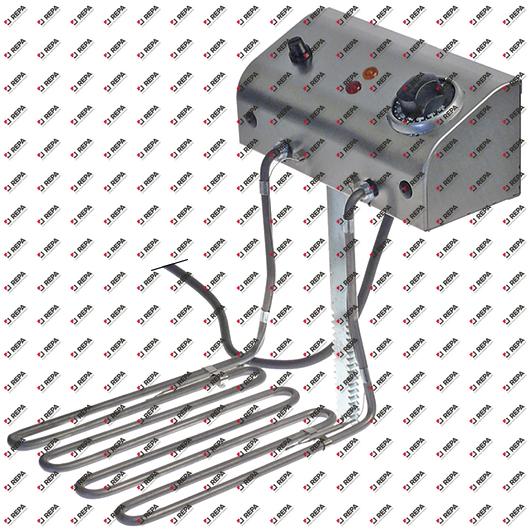 heater fryer 4000W 230V heating circuits 1