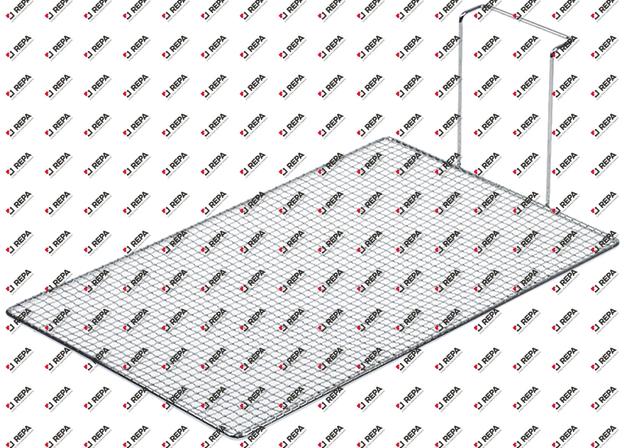 Panadensieb L 410mm B 260mm H 140mm für Fritteuse
