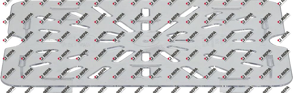 Einlegeboden Größe GN 1/2 Polycarbonat