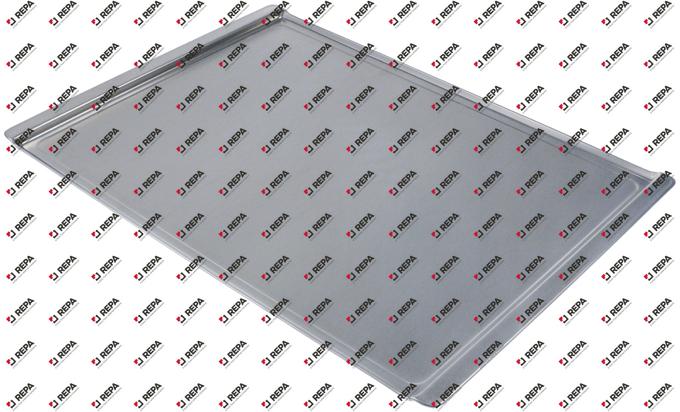 Tablett flach Aluminium 460x330