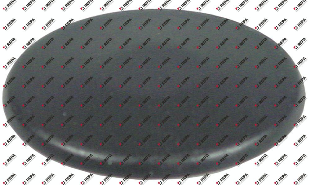 Burner cap ø 61mm H 6,5mm bright finish