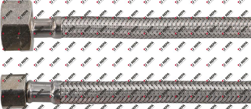 latiguillo flexible trenza inox recto-recto DN8