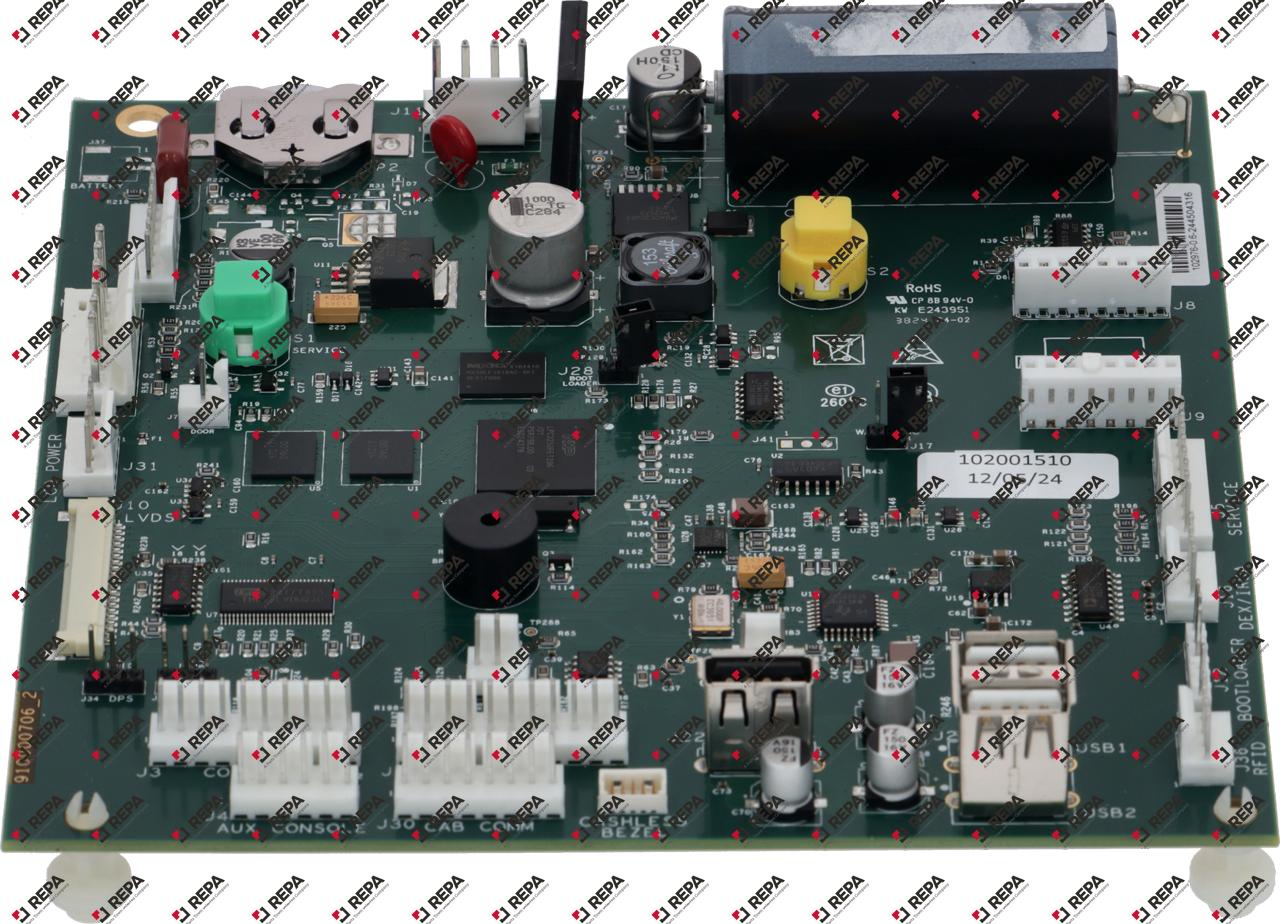 Scheda elettronica schermo tattile senza