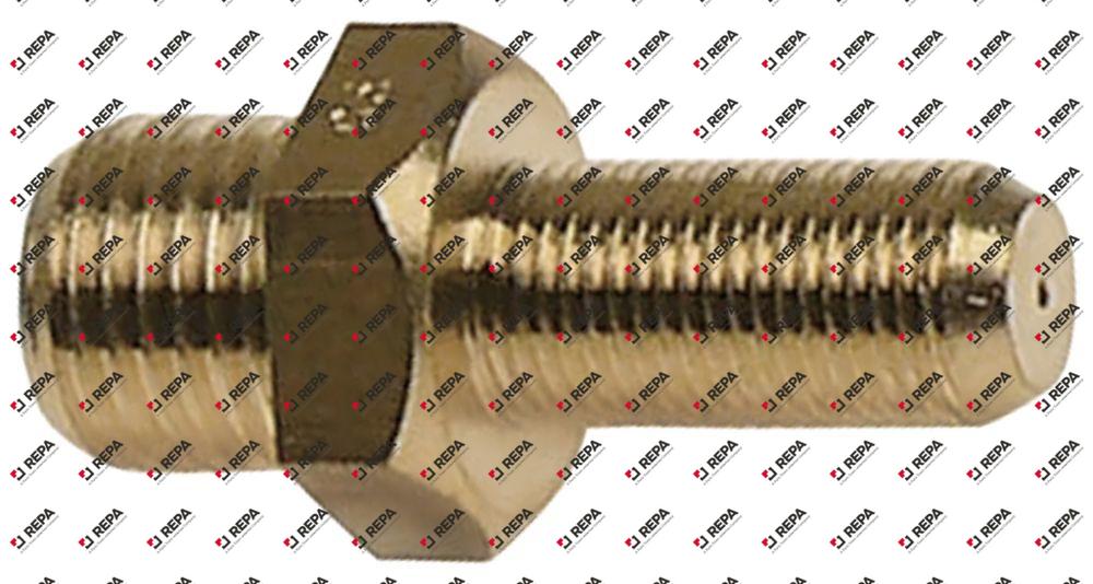 ugello del gas F1: 1/4" F2: 1/8" CH 17