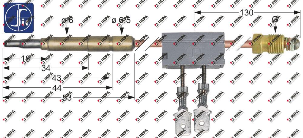 thermocouple SIT with interrupter M9x1 L 600mm