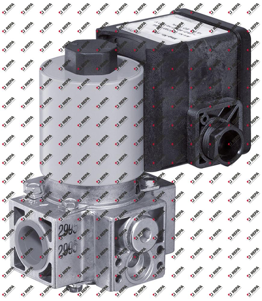 Gas valve DN 25mm connection 1" L 75mm 230VAC