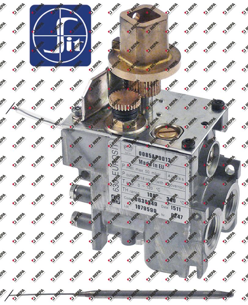 gas thermostat 100-340°C gas inlet 3/8"