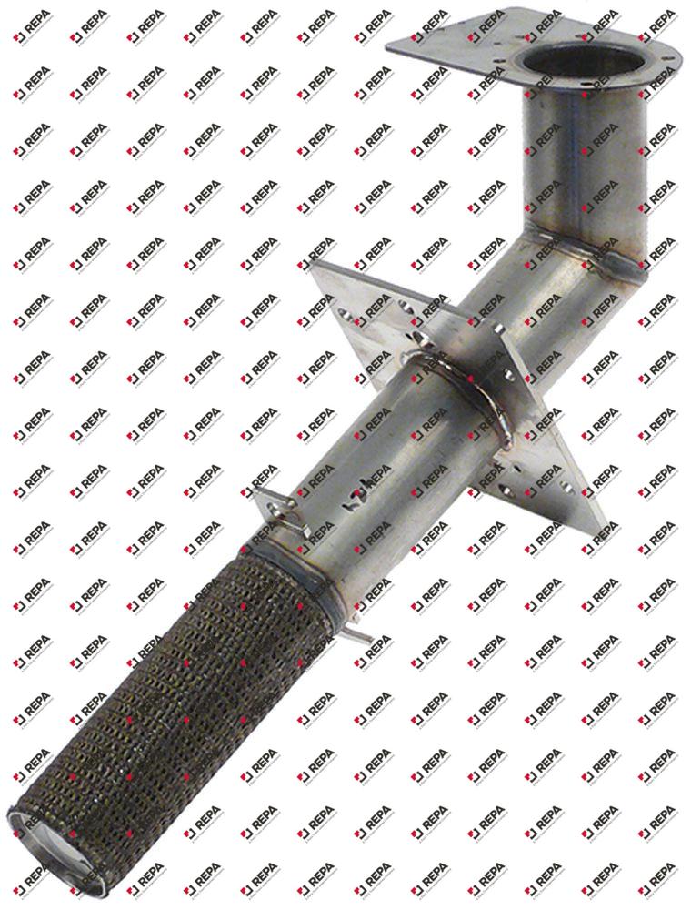 Brenner L 435mm ø 52mm für Kombidämpfer FAGOR