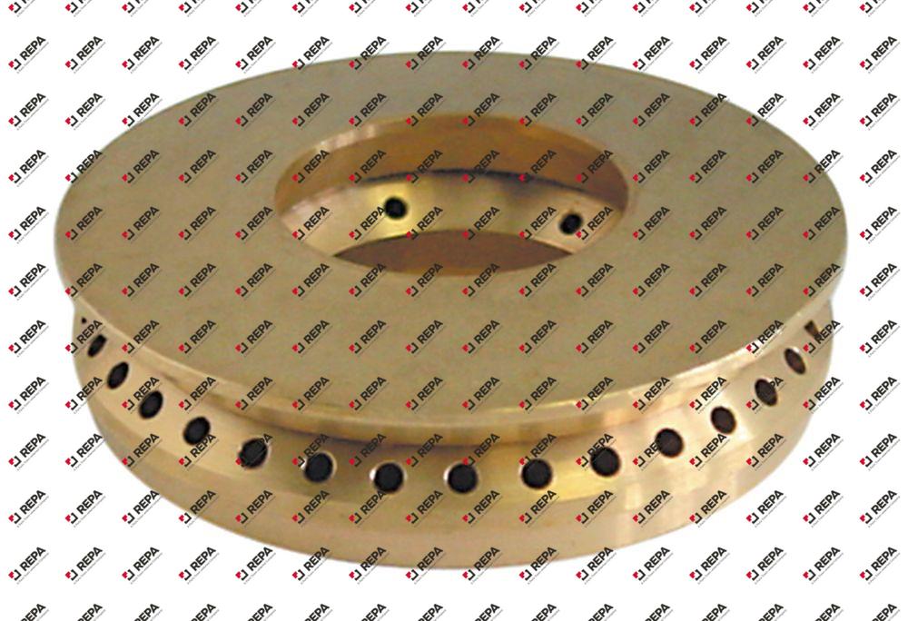 Tapa de quemador ø 78 mm con orificio central