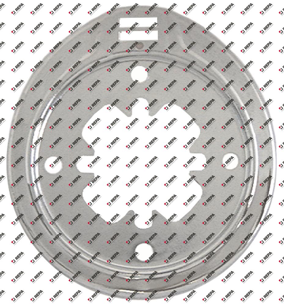 Rosette matt Knebel bis ø 52 mm